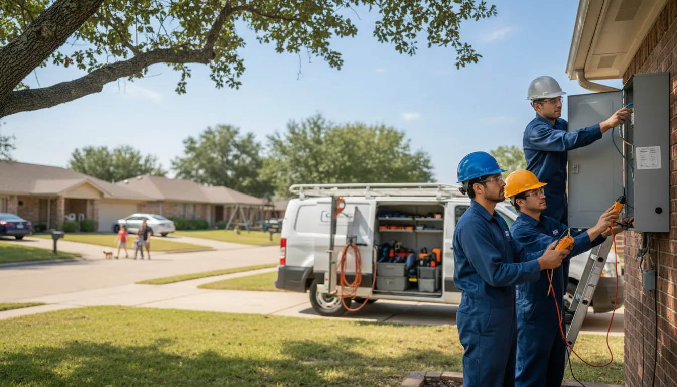 Certified electrician providing emergency electrical services in Bonfield, IL